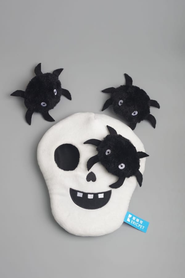 Skull with Several Spiders