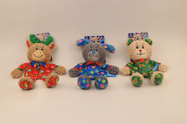 Stuffingless Plush Dog Toy